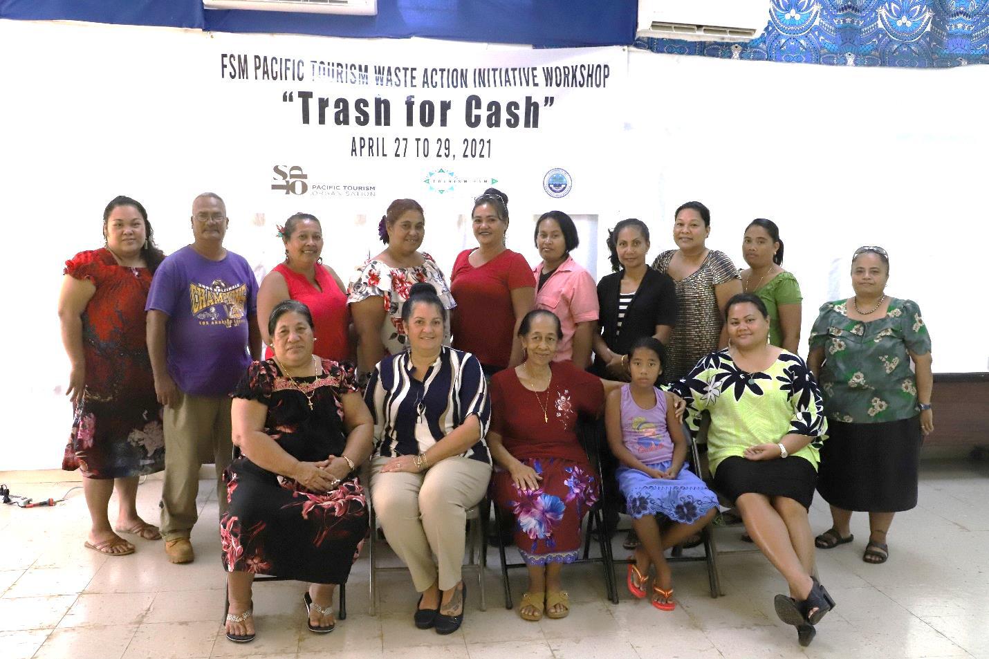 1430px x 953px - First Lady Edwin Opens Three-Day Plastic Repurposing Training Workshop;  Successful Outcomes in Pohnpei to Be Replicated in Yap, Chuuk, & Kosrae â€“  Federated States of Micronesia